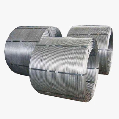 Sreangán Cailciam Silicon Cored Le Ábhar Íseal Carbóin Do Alloy Cruach